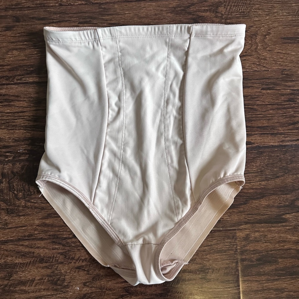 Miraclesuit Cream Asymmetrical Cut Out Shapewear